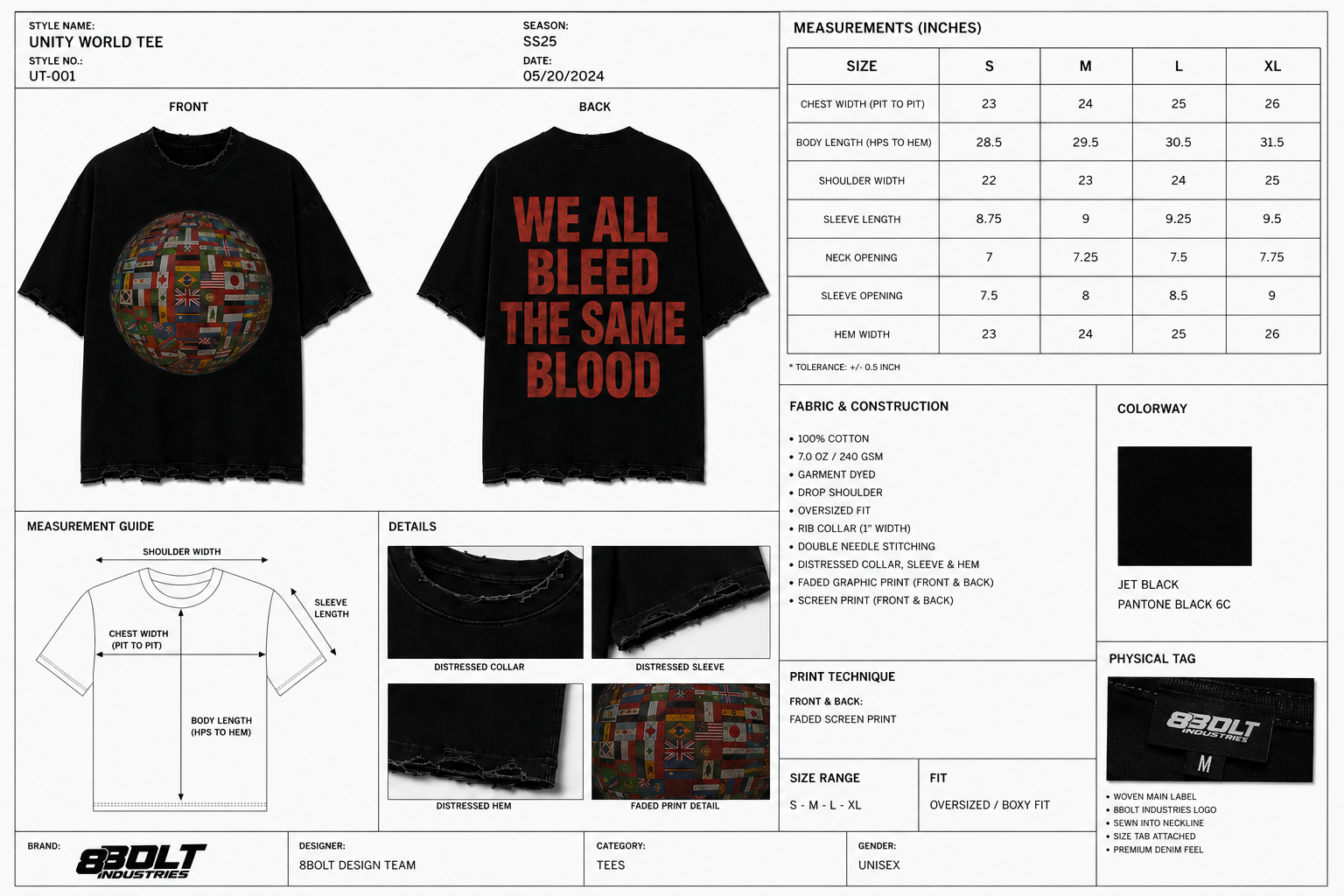 UNITY WORLD TEE