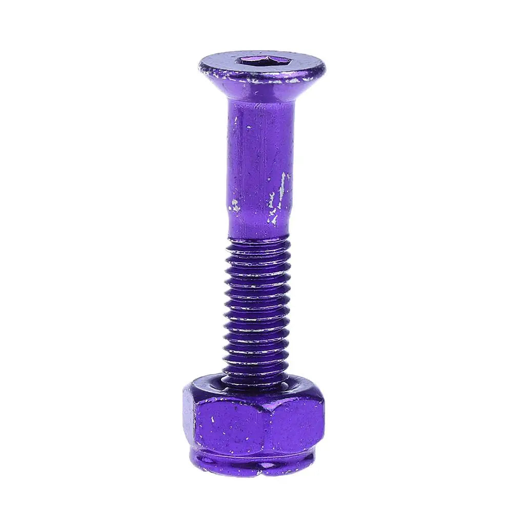 8pcs Brand New Replace Skateboard Truck Hardware Set Longboard Screws Bolts