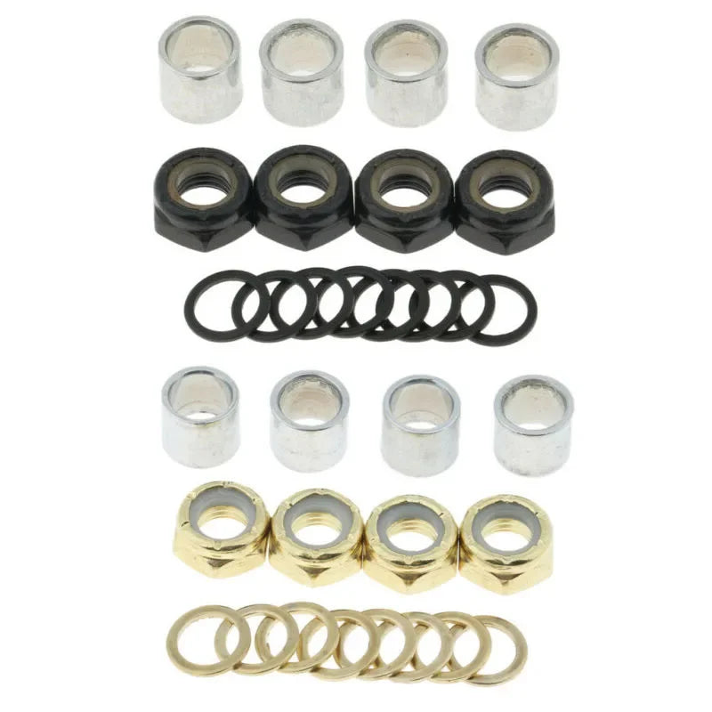 16Pcs  Bearing Spacers Washers Hardware Screws Mounting Bolts