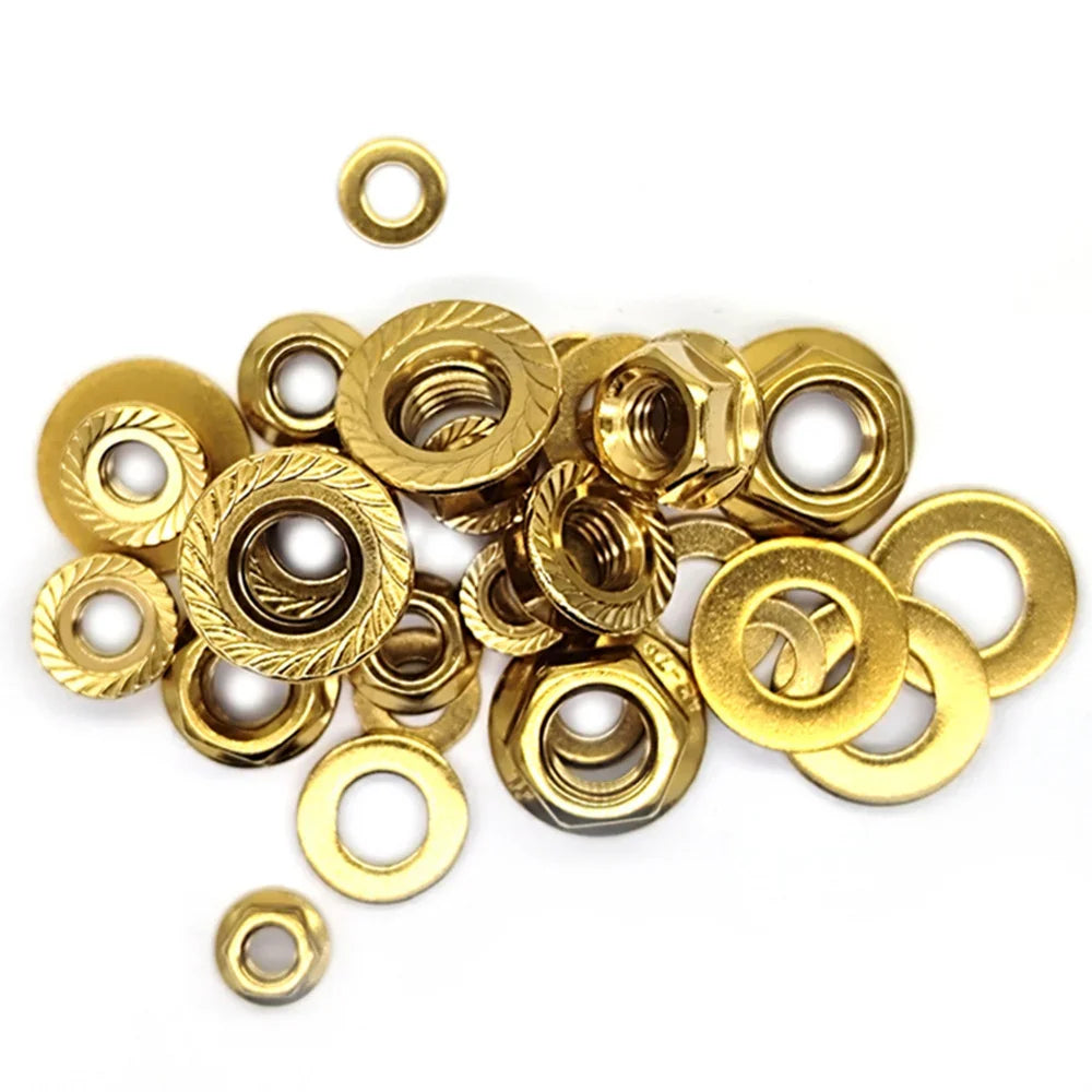 M5 M6 M8 M10 304 Hex Hexagon Socket Screws Alloy Steel Titanium Plating Gold Screw Length